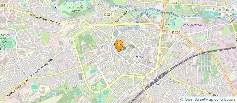 localisation de l'entreprise ASS 4S à ARRAS