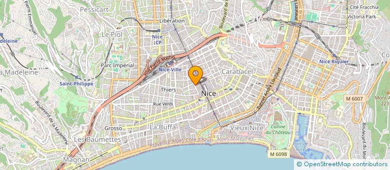 localisation de l'entreprise ASS à NICE