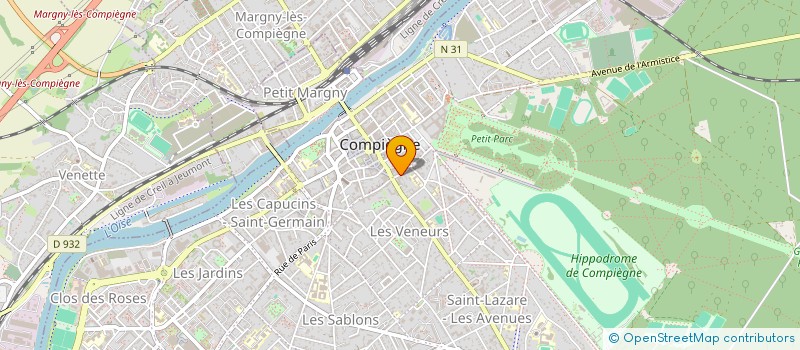 localisation de l'entreprise ASS A B C D  COMPIEGNE