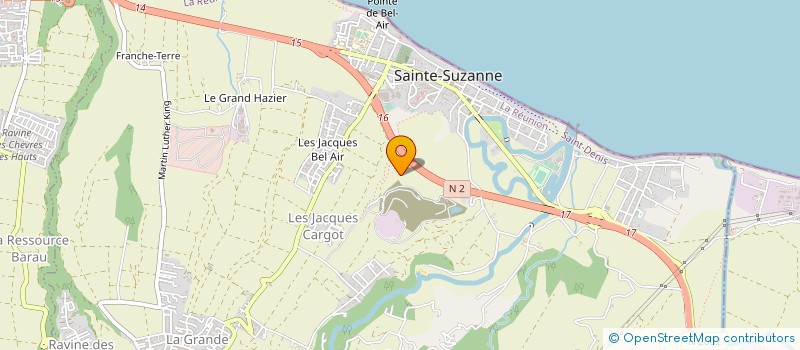 localisation de l'entreprise ASS A.C.A.S. à SAINTE-SUZANNE