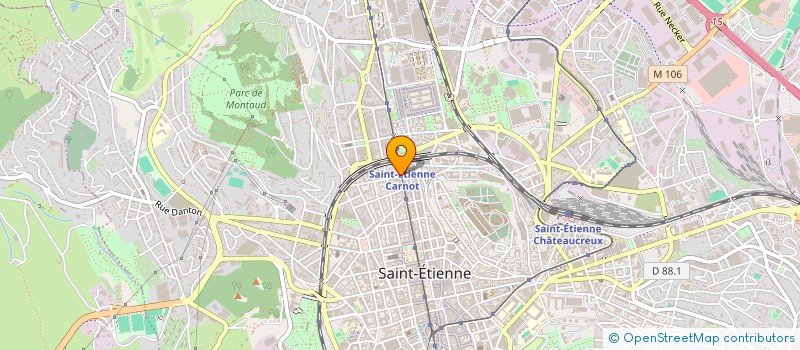 localisation de l'entreprise ASS A C P G DU SOLEIL  SAINT-ETIENNE