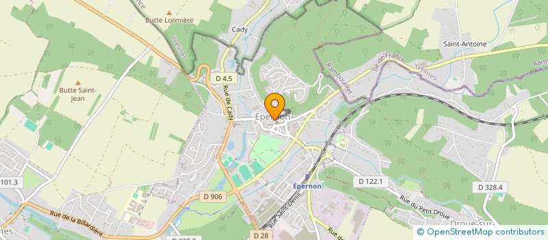 localisation de l'entreprise ASS A D B REALISATION à EPERNON