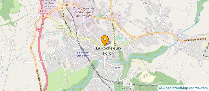 localisation de l'entreprise ASS A.D.M.R. LA ROCHE SUR FORON à LA ROCHE-SUR-FORON