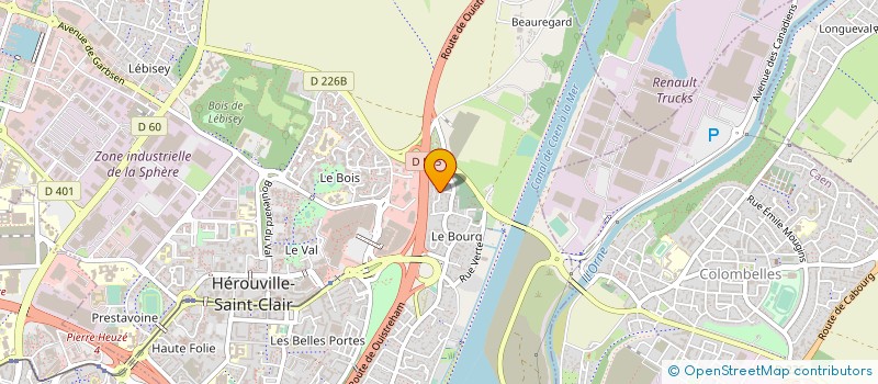 localisation de l'entreprise ASS A D R H à HEROUVILLE-SAINT-CLAIR