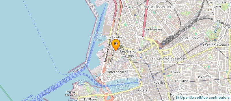 localisation de l'entreprise ASS A.F.A.A.R. NOUVEL ESPOIR à MARSEILLE