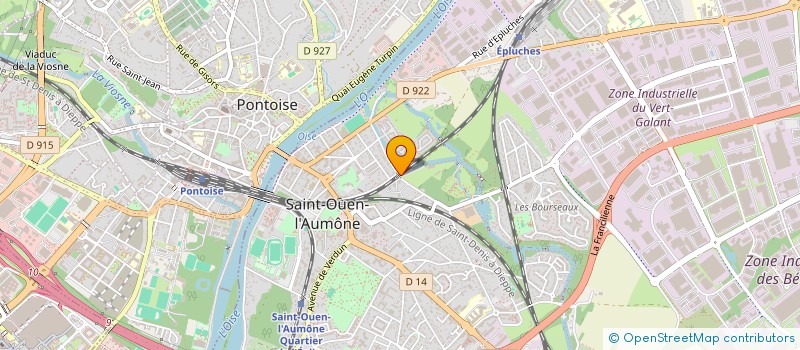 localisation de l'entreprise ASS A F A N  SAINT-OUEN-L'AUMONE