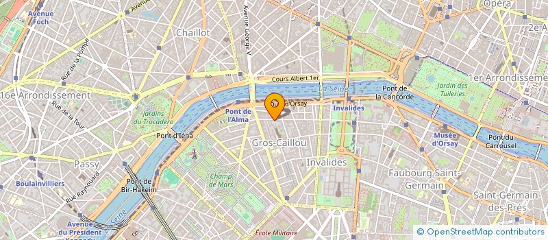 localisation de l'entreprise ASS A F E CAMP PDT PHILIPPE DE VILLIERS à PARIS