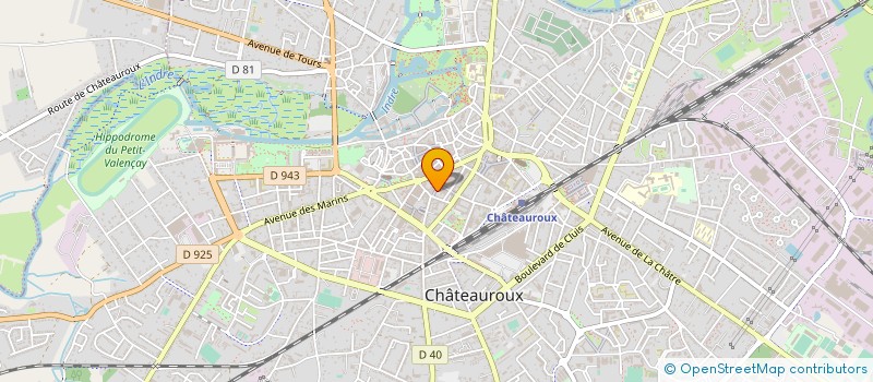 localisation de l'entreprise ASS A.F.M.L. à CHATEAUROUX