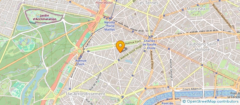 localisation de l'entreprise ASS  A I A C L  PARIS