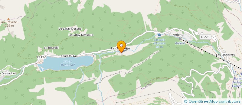 localisation de l'entreprise ASS A L E A J à MONTRIOND