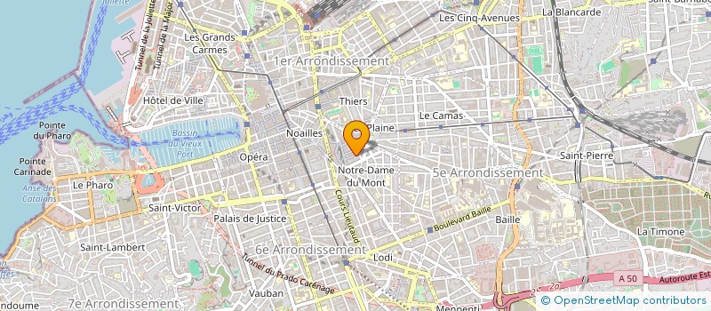 localisation de l'entreprise ASS A L I H S à MARSEILLE