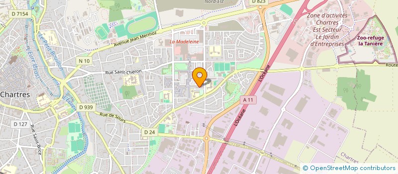 localisation de l'entreprise ASS A L M CREATIVE à CHARTRES