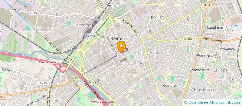 localisation de l'entreprise ASS A LA PAGE  REIMS