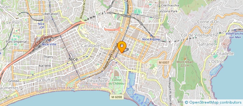 localisation de l'entreprise ASS A.P.A. ARTISTES ET PR D'ARTS à NICE