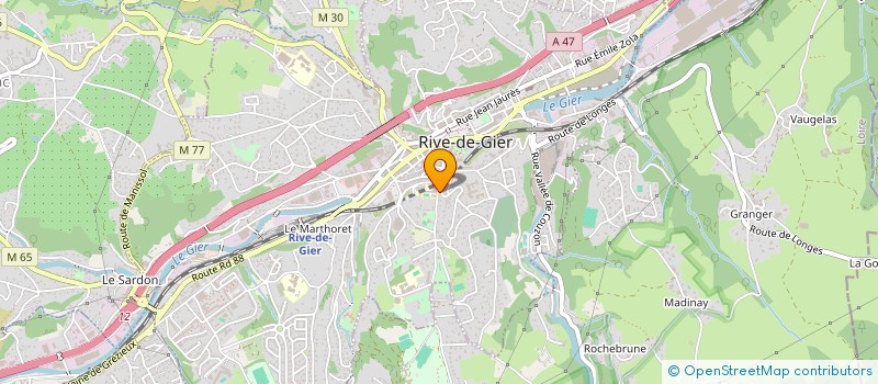 localisation de l'entreprise ASS A P E L DU MOLLARD à RIVE-DE-GIER