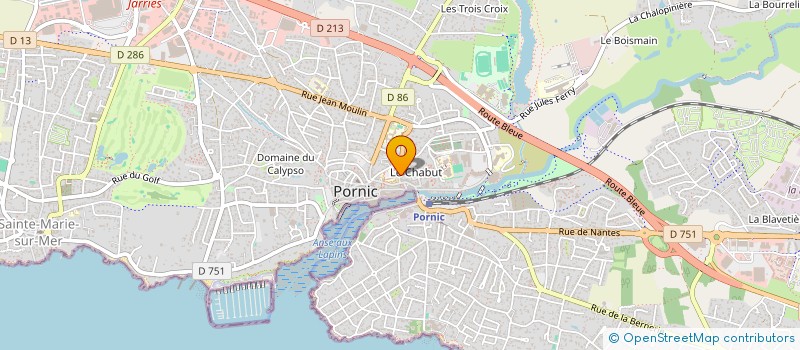 localisation de l'entreprise ASS  A.P.I- PARENTS INDEPENDANTS DE  PORNIC