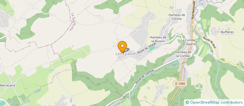 localisation de l'entreprise ASS  A P S A M  RUY-MONTCEAU