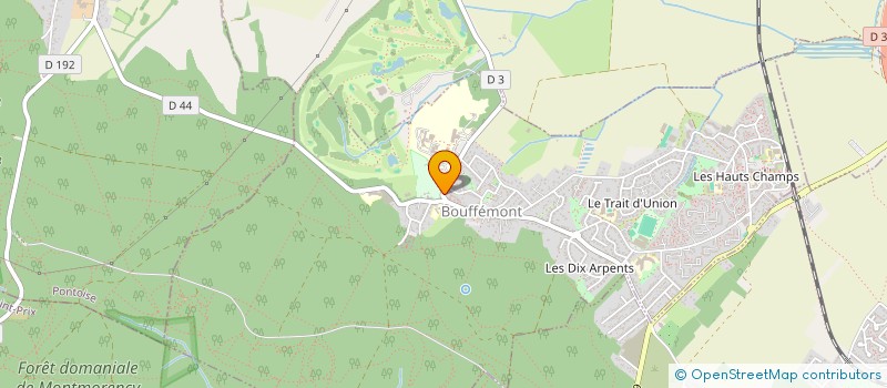 localisation de l'entreprise ASS A-S-C-M-J-A  BOUFFEMONT