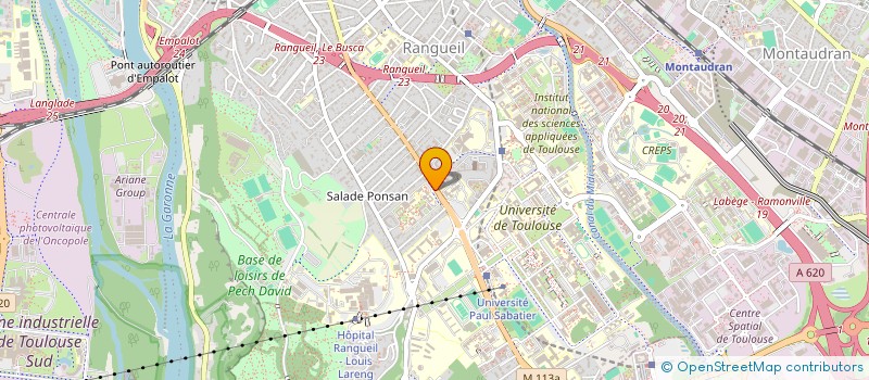 localisation de l'entreprise ASS  A S T E C  TOULOUSE