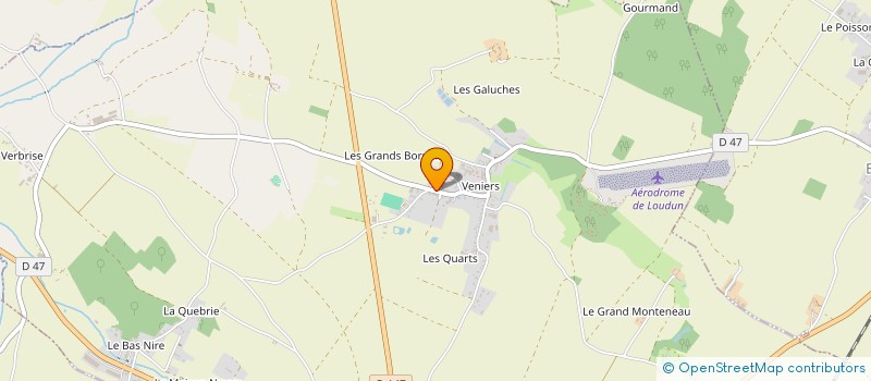 localisation de l'entreprise ASS AADH à LOUDUN