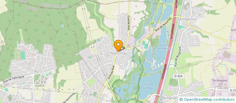 localisation de l'entreprise ASS AAPPMA LA FOYENNE ENTENTE NOMMAY DAMBENOIS  NOMMAY