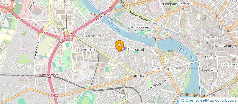 localisation de l'entreprise ASS ABACADANSE  TOULOUSE