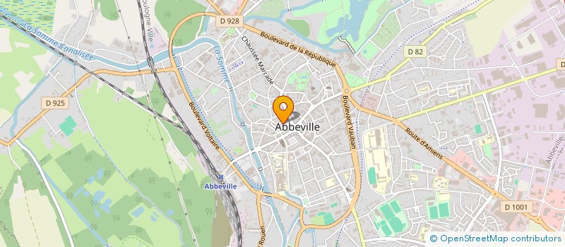localisation de l'entreprise ASS ABBEVILLE AVEC VOUS POUR VOUS CONTIN à ABBEVILLE