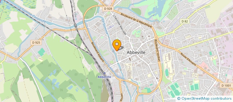 localisation de l'entreprise ASS ABBEVILLOISE ENTRAIDE ET PARTAGE à ABBEVILLE