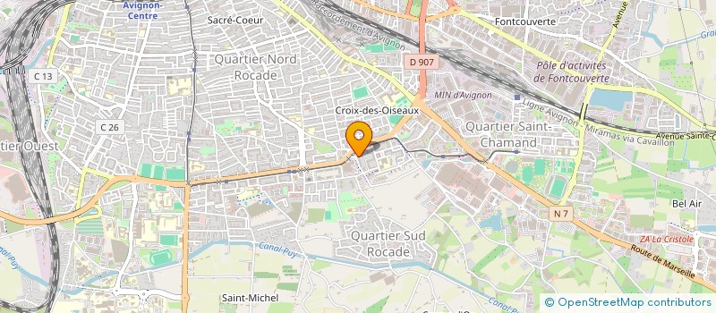 localisation de l'entreprise ASS ABDELHALIM TIOULA à AVIGNON