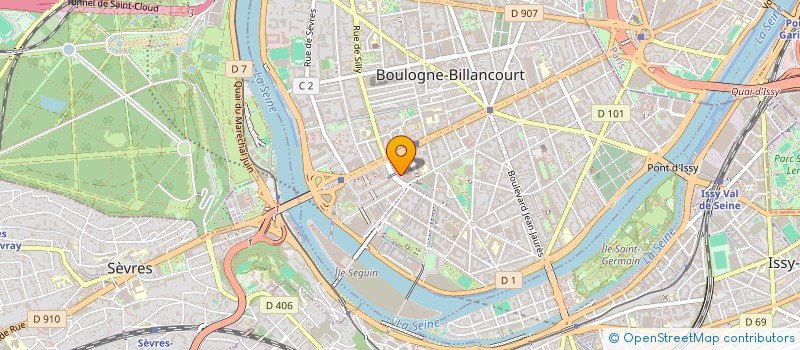 localisation de l'entreprise ASS ABOU NET à BOULOGNE-BILLANCOURT