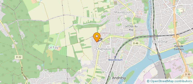 localisation de l'entreprise ASS  ACA  ANDRESY