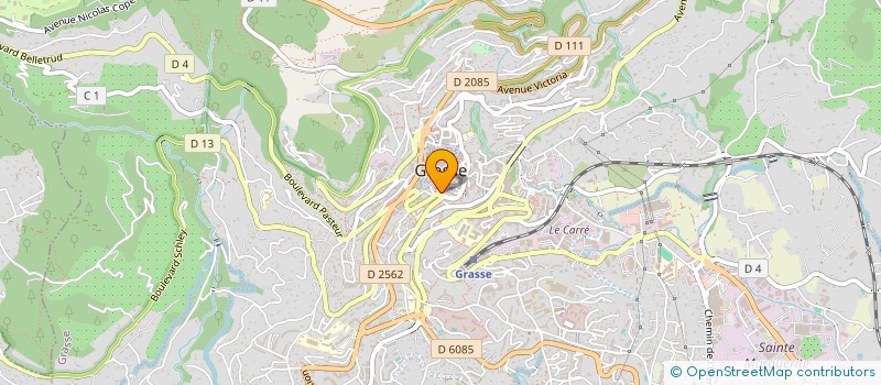 localisation de l'entreprise ASS ACADEMIE DANSE GRASSOISE  GRASSE