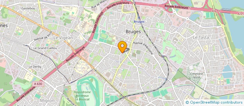 localisation de l'entreprise ASS ACADEMIE DE BILLARD DE BRUGES  BRUGES