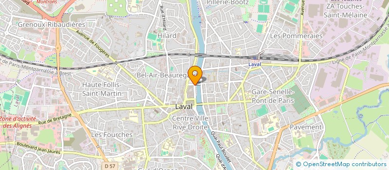 localisation de l'entreprise ASS ACADEMIE MUSIQUE DE CHAMBRE DE LAVAL à LAVAL