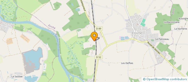 localisation de l'entreprise ASS ACCES AUX PROGRAMMES DE RECHERCHE  ETRICHE