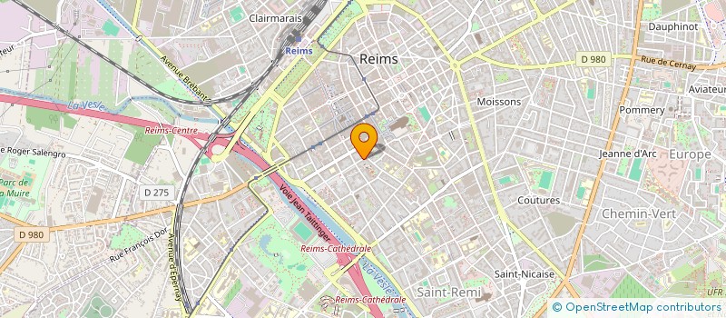 localisation de l'entreprise ASS ACCOM DEVEL EMPLOI FORMA & INSERTION  REIMS