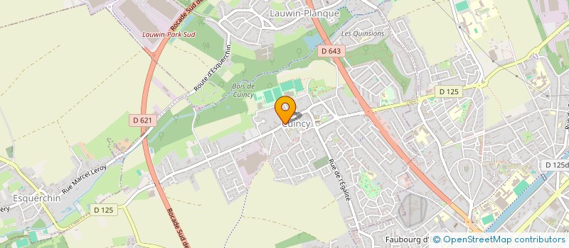 localisation de l'entreprise ASS ACCOMPAGNEMENT SPECTACLES CARACTERE PEDAGOGIQUE  CUINCY