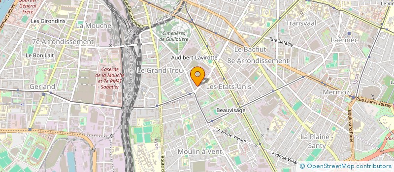 localisation de l'entreprise ASS  ACCORD  LYON