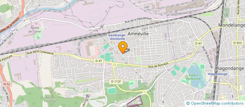 localisation de l'entreprise ASS ACCUE PERSONNES SITUATION HANDICAP  AMNEVILLE