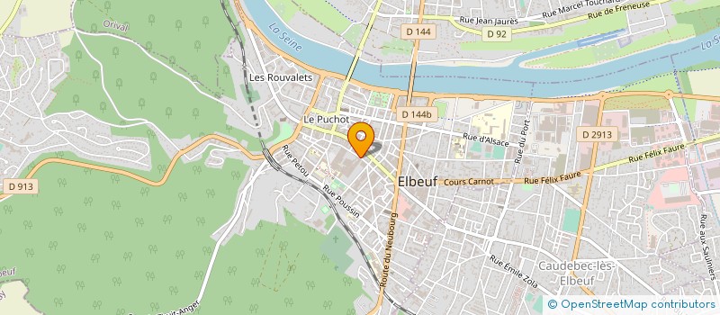 localisation de l'entreprise ASS ACCUEIL AVENIR JEUNE AGGLO ELBEUF à ELBEUF