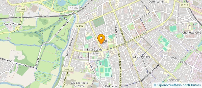 localisation de l'entreprise ASS ACCUEIL JEUNES TRAVAILLEURS CAEN à CAEN