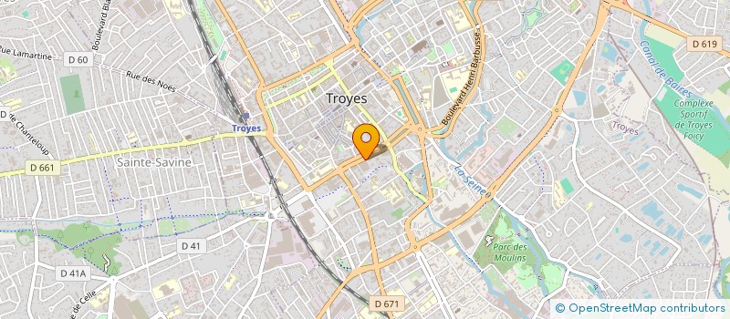 localisation de l'entreprise ASS ACCUEIL LIAISONS TOXICOMANIE à TROYES