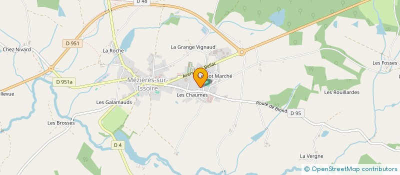 localisation de l'entreprise ASS ACCUEIL MULTIMEDIA MEZIERES  VAL D'ISSOIRE