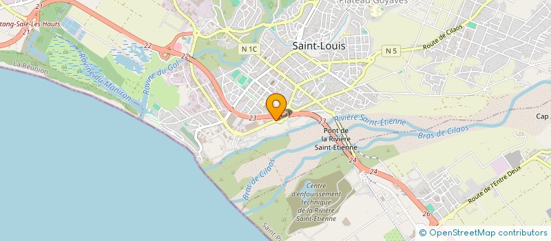 localisation de l'entreprise ASS ACCUEIL ORIENT DIFFUS AIDE ENVIRON à SAINT-LOUIS