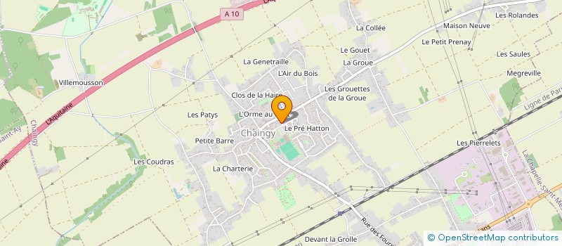 localisation de l'entreprise ASS ACCUEIL PERI SCOLAIRE ENFANT CHAINGY à CHAINGY
