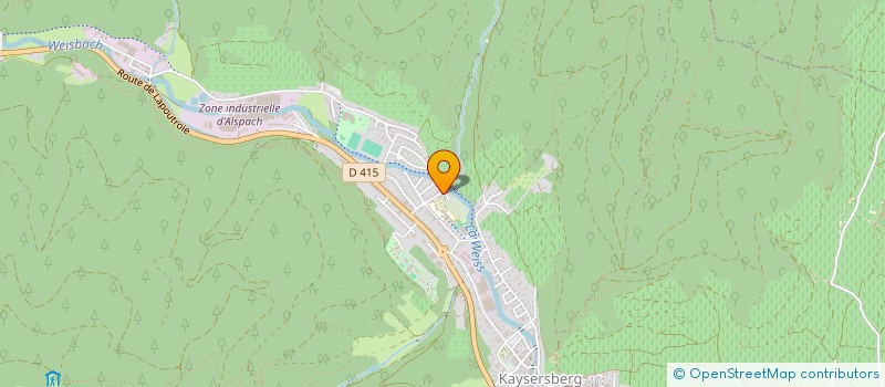 localisation de l'entreprise ASS ACCUEIL PERISCOLAIRE 1 2 3 SOLEIL  KAYSERSBERG VIGNOBLE