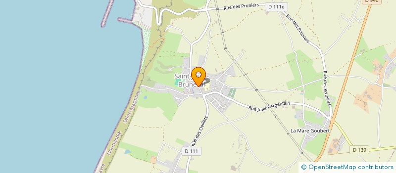 localisation de l'entreprise ASS ACCUEIL PETITE ENFANCE PARAPLUIES à SAINT-JOUIN-BRUNEVAL