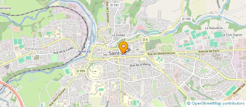 localisation de l'entreprise ASS ACEF MANCHE  SAINT-LO