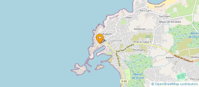 localisation de l'entreprise ASS ACHETEURS PRODUITS PECHE PENMARCH  PENMARCH