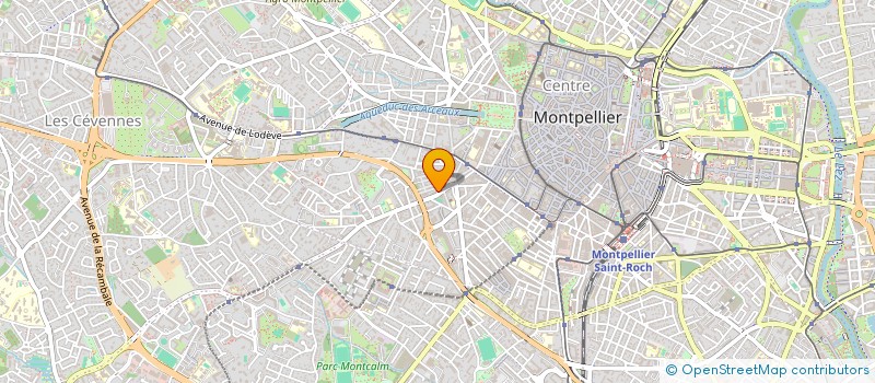 localisation de l'entreprise ASS ACHLES à MONTPELLIER